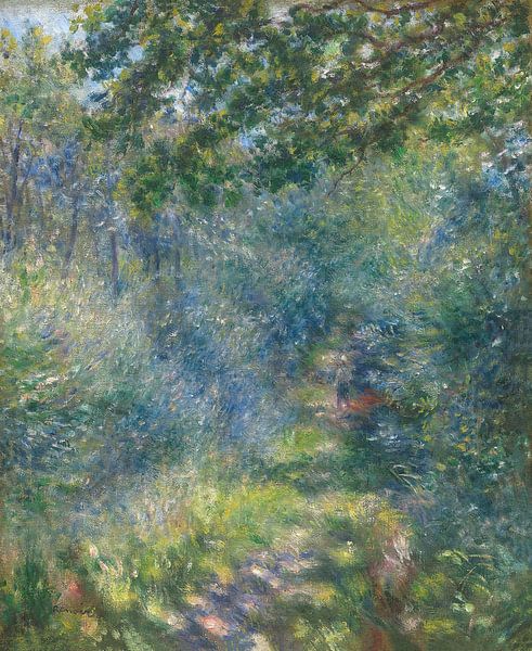 Pad in het bos, Pierre-Auguste Renoir van Meesterlijcke Meesters