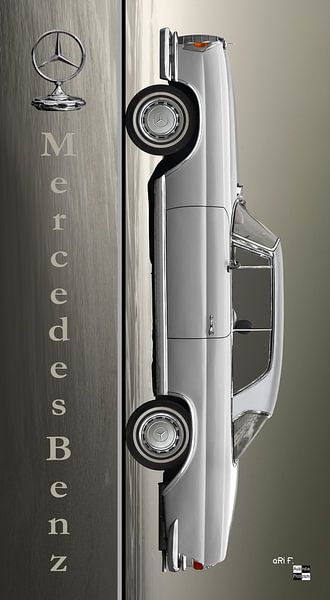 Mercedes-Benz W 111 Coupé in original colour by aRi F. Huber