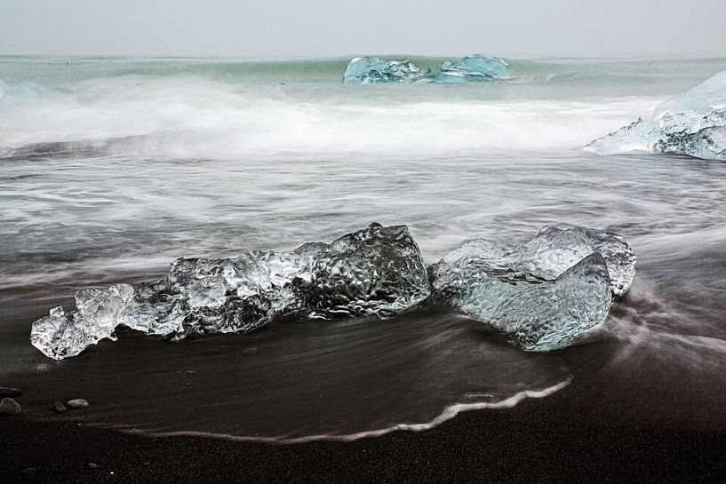 IJs voor de kust van IJsland von Ab Wubben