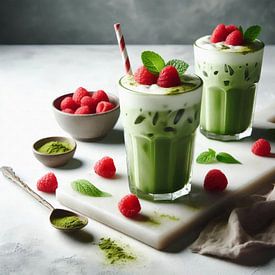 Frischer Matcha-Moment von Sabine Wagner