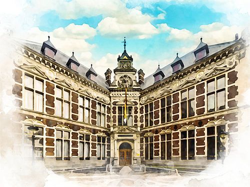 Academiegebouw van de Universiteit Utrecht.