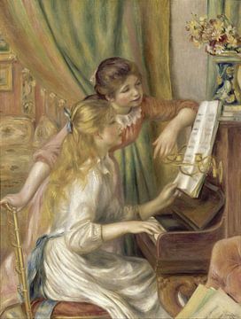 Meisjes bij de piano, Auguste Renoir - 1892