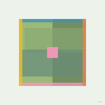 Abstract Geometrische Kleur Vlakken