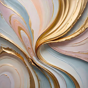 Pastell-Gold von FoXo Art
