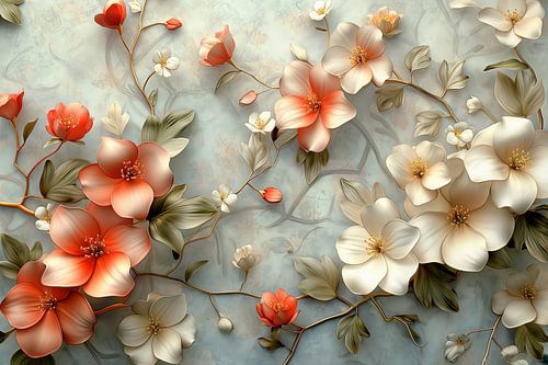 bloemen design versiering