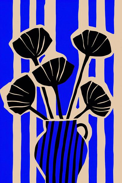 Striped Still Life (Bleu) par Treechild