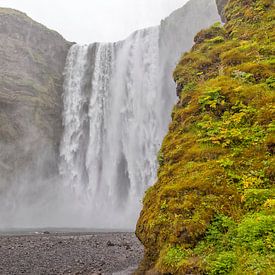 Skógafoss van Cor de Bruijn