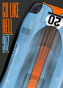 Go like Hell 917 Gulf sur Theodor Decker