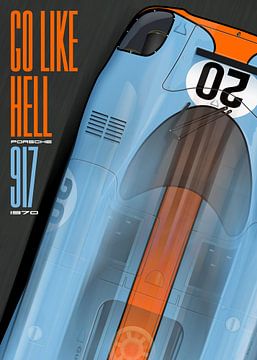 Go like Hell 917 Gulf by Theodor Decker