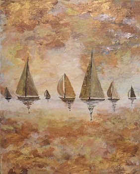 Gezellig druk op het water