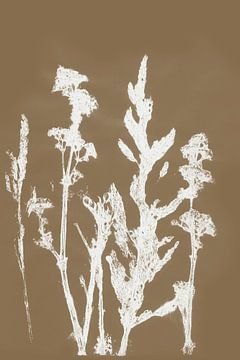 Pastell Botanicals. Gedruckte Pflanze Nr. 7 von Dina Dankers