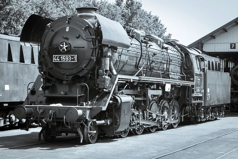 Oude Locomotief Beekbergen van Mario Brussé Fotografie
