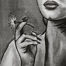 Smoking flowers van Sita Conijn thumbnail