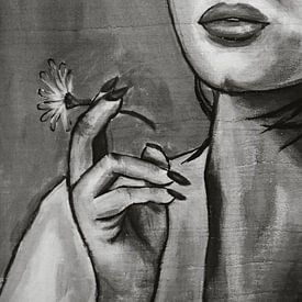 Rauchen von Blumen von Sita Conijn