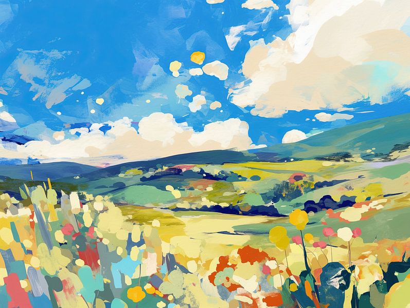 Paysage naturel | Paysage coloré par La collection ARTEO