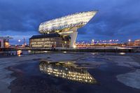 Port of Antwerp by night.
