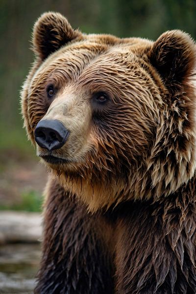 Ours majestueux dans une nature sereine par Art & Soul Creations