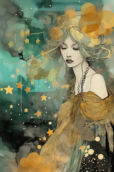 Sparkling mind II van Bianca ter Riet