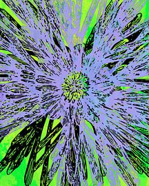 Skandinavische Summer Blumen Japandi Love III von FRESH Fine Art