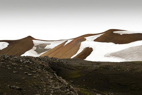 Hrafntinnusker, pendant la route Laugavegur en Islande