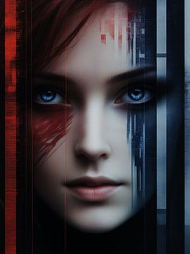 Red or blue van Hilde Remerie Photography and digital art