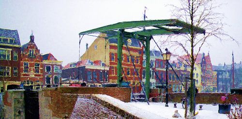 Brug Delfshaven winter 2012