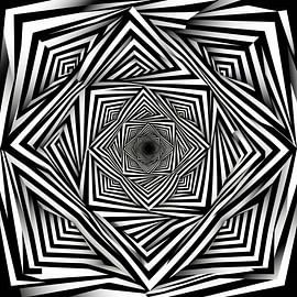 Abstract Geometric Optical Illusion by Markus Gann