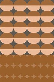 Geometrisches Retro-Muster. Moderne abstrakte Kunst III von Dina Dankers