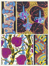 Émile-Allain Séguy - Ideas for fabrics and carpets by Peter Balan