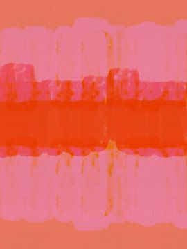 Neon orange and pink. Colorful abstract in vivid colors