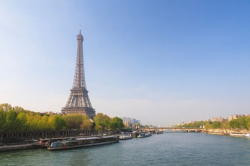 Seine Eiffel Tower in spring by Dennis van de Water