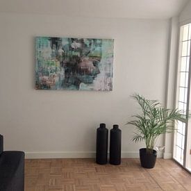 Photo de nos clients: Angie green par Atelier Paint-Ing, sur toile