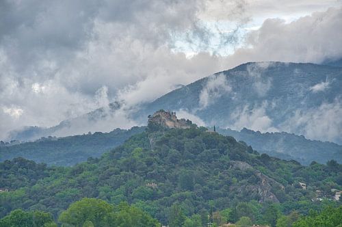 kasteelruïnes van Entrechaux/Provence