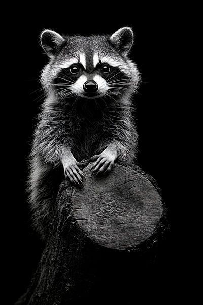 Raccoon by Poster Art Shop