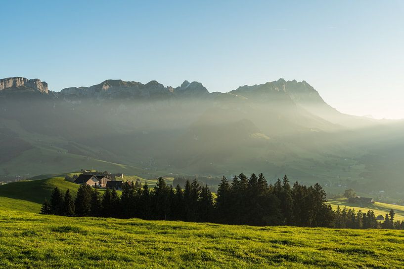 Alpstein mountains with Säntis by Conny Pokorny