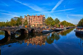 Blick von der Papiermolensluis in Amsterdam, 2019 von Amsterdam.Photos