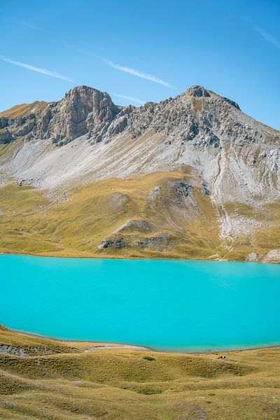 Mountain lake on Piz Umbrail by Leo Schindzielorz