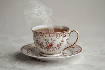 boire une tasse de thé chaud sur Egon Zitter