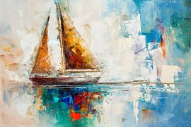 Abstract Serene Sailing Adventure (en anglais)