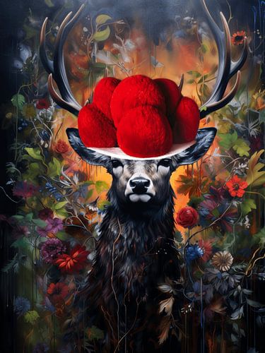 Hirsch Berti - Streetart de la Forêt-Noire