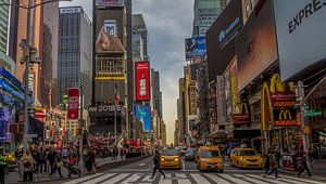 Times Square New York van Rene Ladenius Digital Art