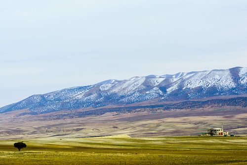 Marokkaans toendra achtig landschap