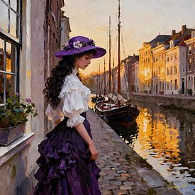 Retour dans le temps - Chuchotements victoriens au crépuscule sur Johannas Art Creations