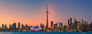 Panorama van de Toronto Skyline van Henk Meijer Photography