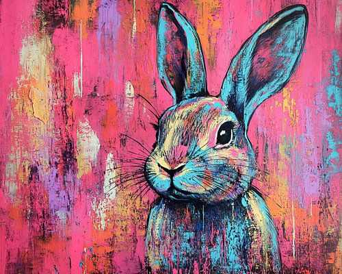 Garden Rabbit | Colourful Rabbit