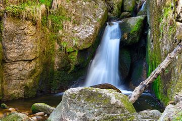 Beautiful waterfall in the Black Forest by Hans-Bernd Lichtblau