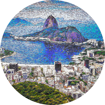 Rio de Janeiro | Van Gogh Kunst van Peter Balan