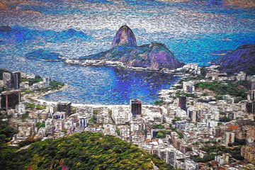 Rio de Janeiro | Van Gogh Kunst van Peter Balan