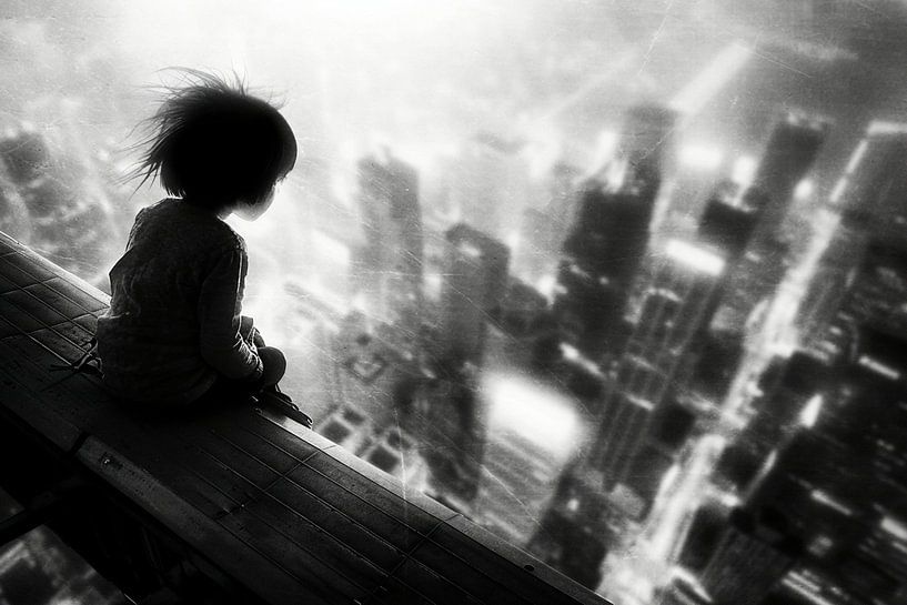 Meisje op het dak van Heike Hultsch