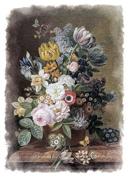 Alte Meister Serie #4 - Stilleben mit Blumen, Aalke Jelles Eelkema